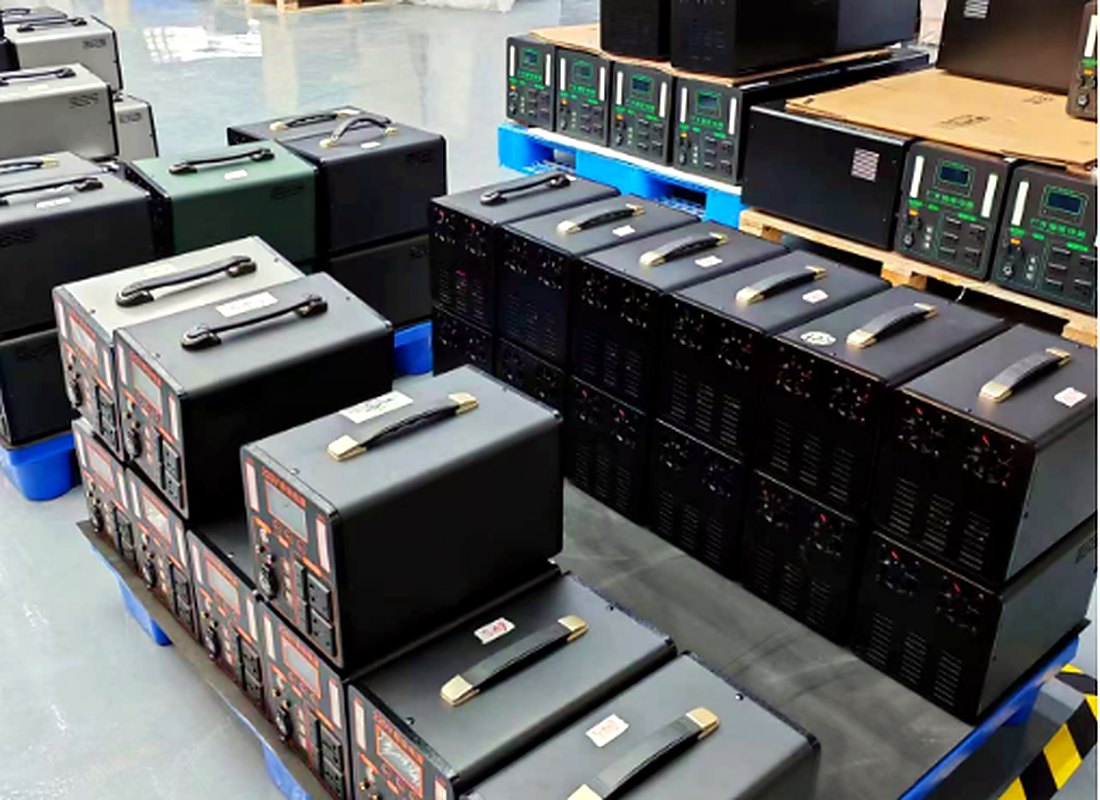 Finished portable power station stock in factory