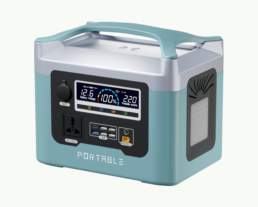 Large portable LiFePO4 power station